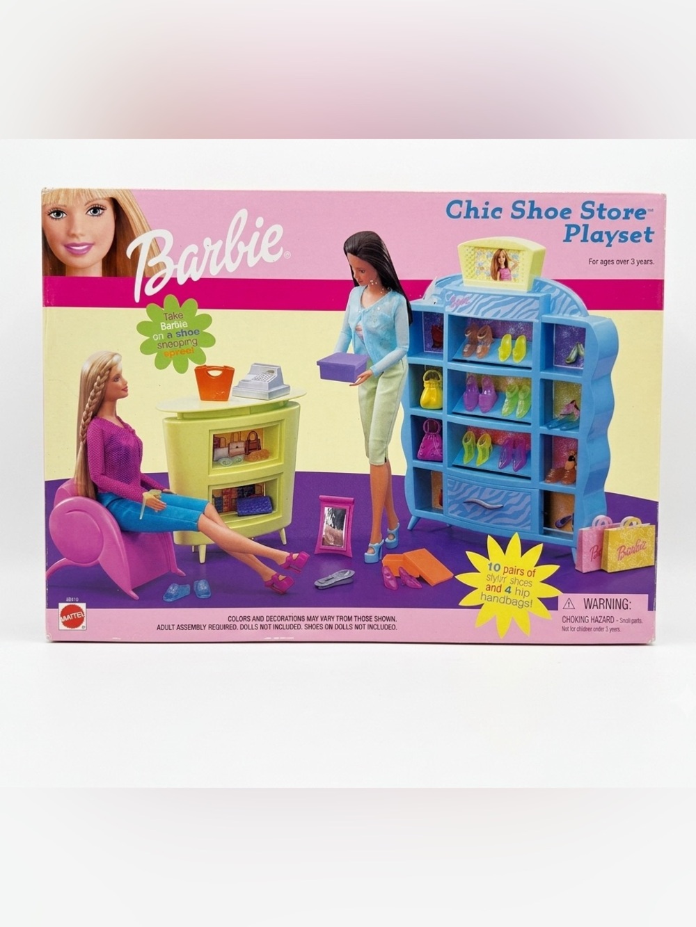 Barbie Chic Shoe Store Playset NIB Factory Sealed Mattel 2001 #88810